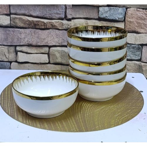 Gold bowls 6PCS