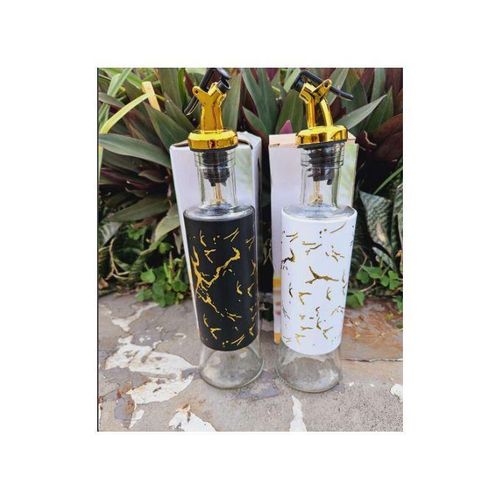Glass Marble Oil/Vinegar Dispenser Bottle.