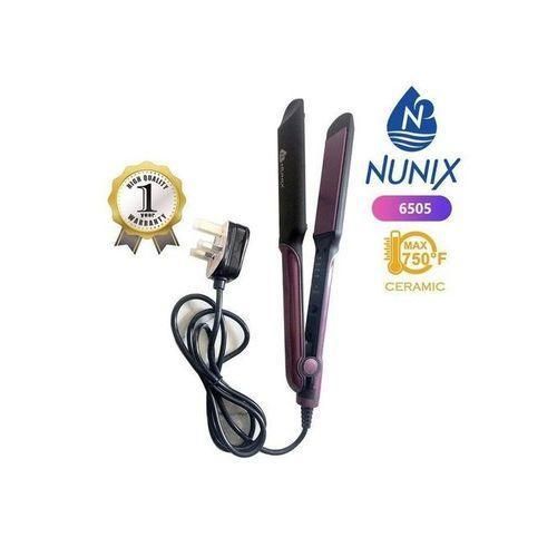 Nunix, Professional Hair Straightener Flat Iron – Fast Heating Ceramic Plates, Adjustable Temperature, Frizz-Free Styling, Salon Quality Hair Care Tool for All Hair Types