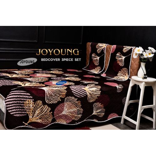 3pc Bed Cover Set soft bedcovers 1 bedcover 2 pillow cases