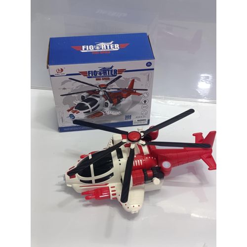 Military Chopper Fighter Toy Helicopter Battery Powered with Realistic Lights and Sound for Kids Boys Girls Action Play and Collection