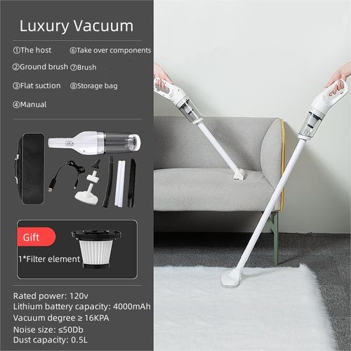 Cordless Vacuum CleanerSmall Handheld Silent Vacuum Cleaner For Household Cars