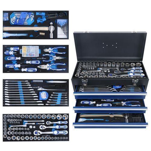 408 pcs Hand Tool Set Mechanics Kit Wrench Socket Household Repair Tools with Case Tool box Tool set Tool kit Multi tool Tool organizer Tool box organizer Hand tools Tool storage Home improve