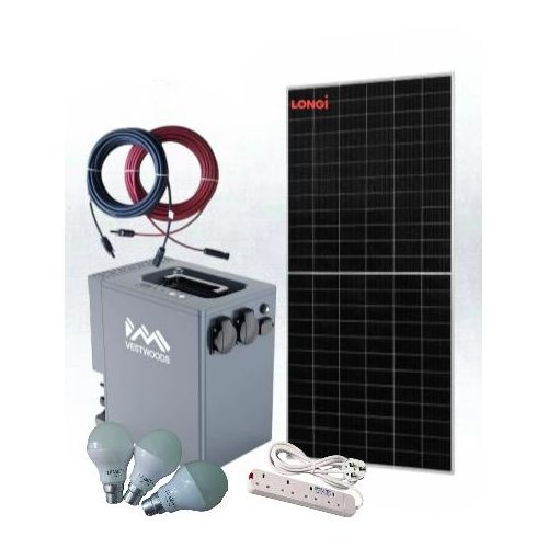 2KW 1000 WATTS OUTPUT POWER DOCK2 PIECES 300 WATTS SOLAR PANELS10 METERS PV CABLEFREE BULB AND EXTENSION-2 YEARS WARRANTY