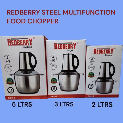 Electric Steel Multifunction Food Chopper available in. 2ltr,3ltr and 5ltr