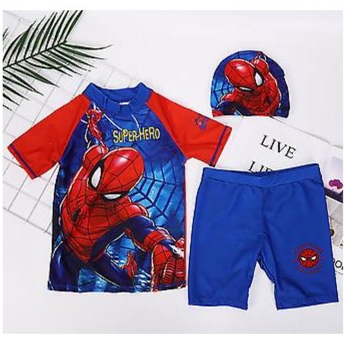Boys 3-Piece Swimsuit Set Spider-Man Super Hero