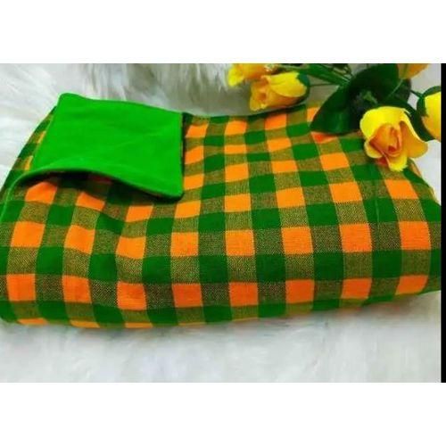 Green & Yellow Fleece Blanket