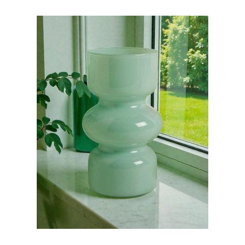Green Decorative Glass Hydroponic flower vase