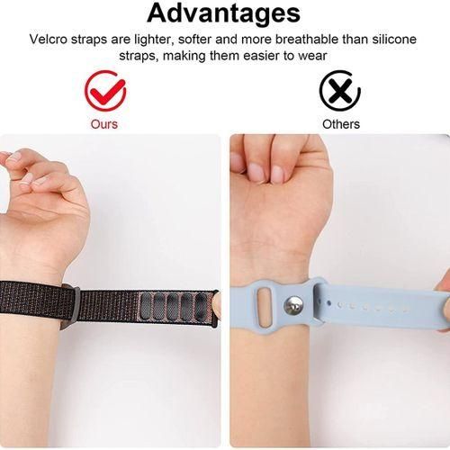 Kid Wristband for Apple AirTag GPS Tracker Holder with