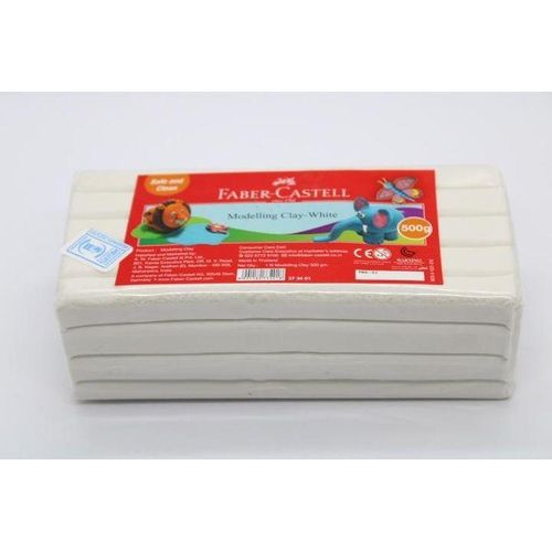 500g White Modelling Clay