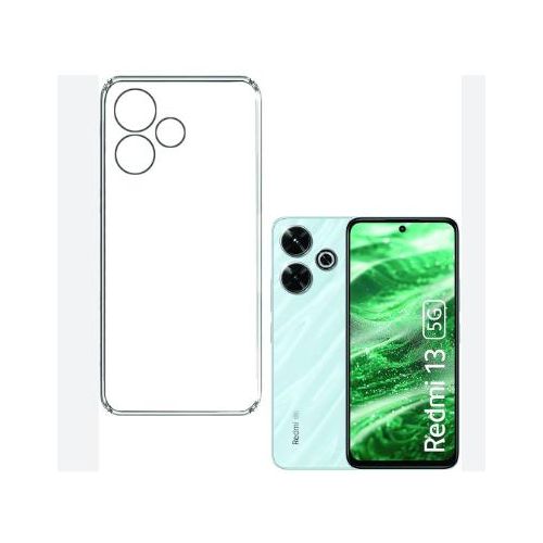 Ultra-Slim Premium Transparent Clear Case Cover for Redmi 13 – Transparent Anti-Yellowing Shockproof TPU