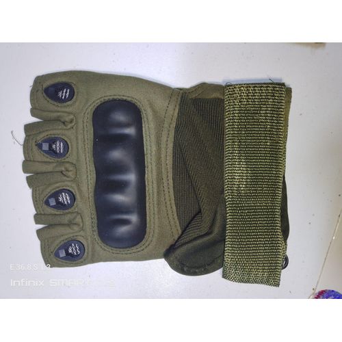 Anti-slip Fingerless Knuckle Guard Outdoor Shooting Sports Gloves