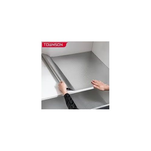 Oil-Proof Kitchen Cabinet Liner – Waterproof & Anti-Slip Aluminum Foil Sticker for Drawers, Shelves, and Cupboards (60cm x 2M / 3M)