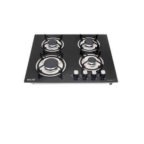 Hob 4 Gas Tempered Glass Built-In