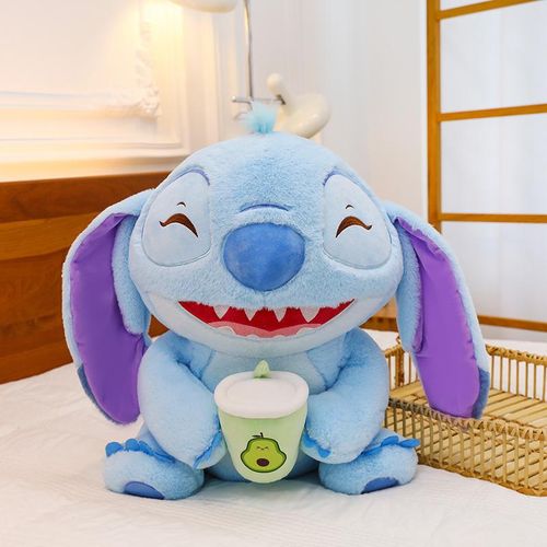 Disney Big Size Hold Duck Stitch Plush Toy Cute Stitch Holding Duck Dolls Rabbit Embrace Love Stitch Doll Pillow Xmas Gifts