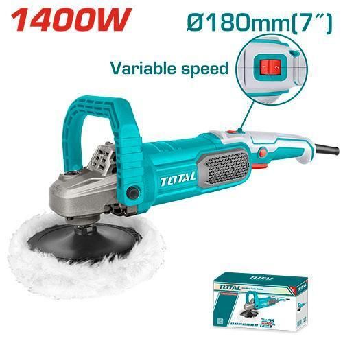 Heavy duty 1400W angle polisher with polishing pad and polishing Bonnet