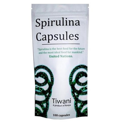 Tiwani Spirulina capsules - 100 capsules