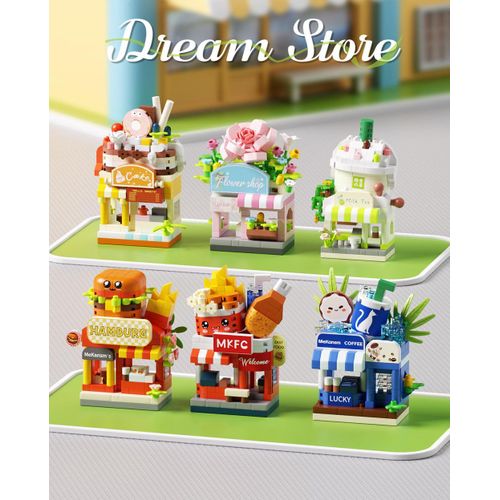 Building Blocks 6 in 1 Educational Construction Bricks Toy for Kids Ages 6+