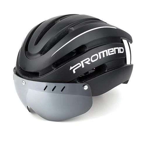 PR0MEND Smart USB LED Bicycle Helmet Magnetic Visor Road MTBCommuter