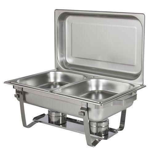Spacious 2 Compartment Deep Chafing Dish