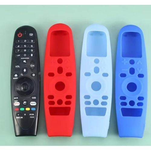 Voice Magic Remote for LG OLED QNED NanoCell Webos Smart TV Magic Remote Control Replacement AKB75855501 AN-MR20GA MR19BA MR21 MR22 MR23 MR24 GA GN GC MR18BA MR650A with Pointer Function AND Protective Silicone Cover RED
