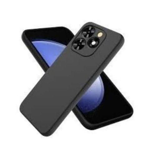 Tecno Pop 8 Black Soft Silicone Phone Case/ Cover