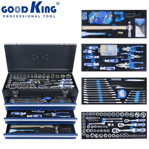 408-Piece Mechanic Tool Set - Socket Set with Heavy Duty Tool Box Storage Case for Home, Automotive, Bike Projects