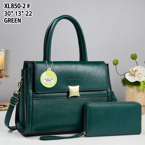 Smooth polished 2 in 1 handbag