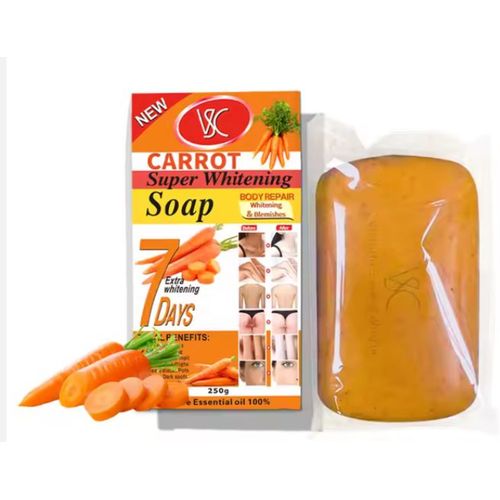 Best Natural Carrot Whitening Soap Organic & Dark Spot Corrector Turmeric Soap Body Wash Soap