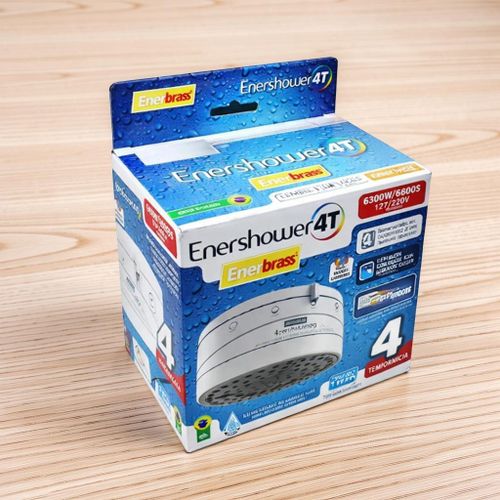 Enershower 4T 1 Year Warranty High Performance Energy Saving Hard and Soft Water Instant Water Heater Shower Head For Borehole Hard Salty Soft Normal Fresh Water