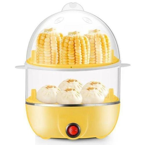 Multifunction Electric Double Layer 14PCS Egg Boiler Automatic Off Egg Cooker Poacher Steamer Egg Poacher Egg Maker