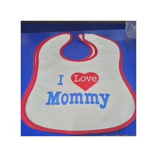 Bib with a printI love mommy