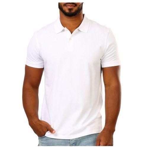 Short Sleeve Polo Shirt - White Polo shirt