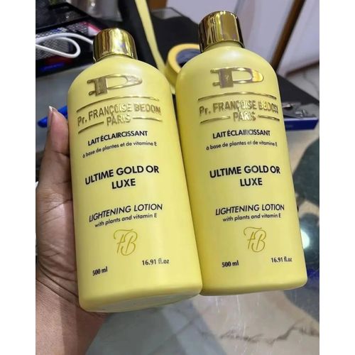 Ultimate Gold Or Luxe Lightening Body Lotion.