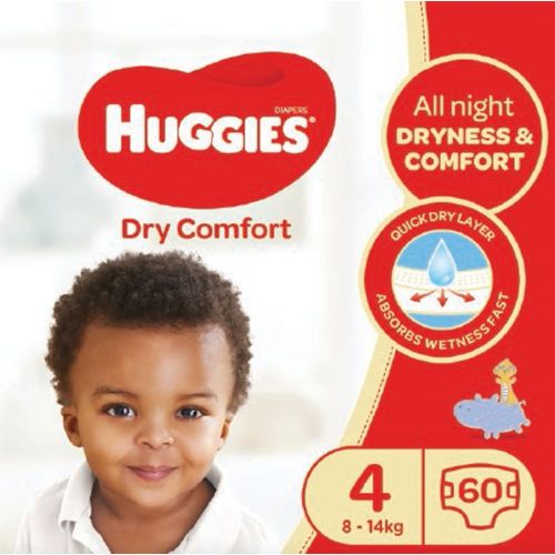 HUGGIES DRY COMFORT S4 JUMBO 56S