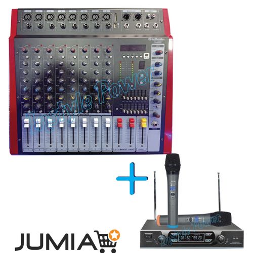 8CH DIGITAL MIXER+ 200M UHF MICROPHONE Anniversary Sale