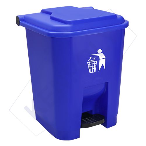 30Litre Pedal Trash/Waste Bin Blue