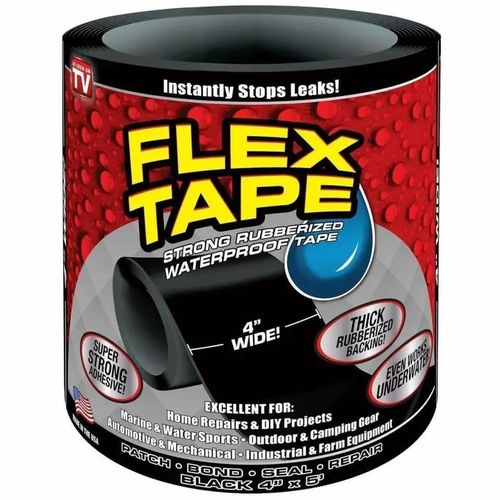 Strong Adhesive Waterproof Tape for Roof, Pipe & Surface Repairs – Flex Tape