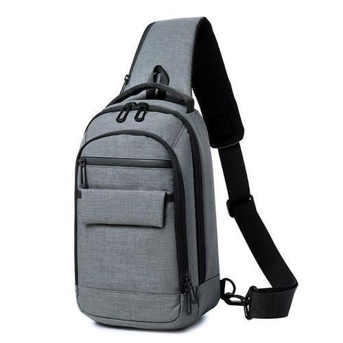 Mens Messenger Bags Multi-Pocket Sling Shoulder Bags Male