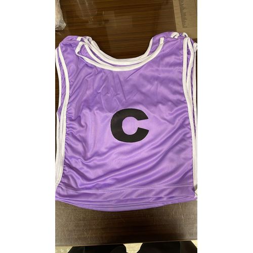 Netball Bibs 7 Pack Vests Violet With Position Markings, Youth And – Ideal For Teams & Schools
