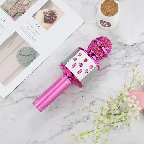 Karaoke Microphone with Noise Reduction & Surround Sound