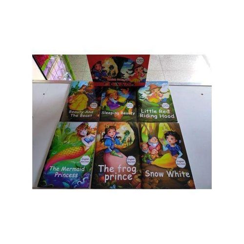 6 in 1 - English storybooks Set For KidsEducational Entertaining For Children - FunSchool Bedtime - RED