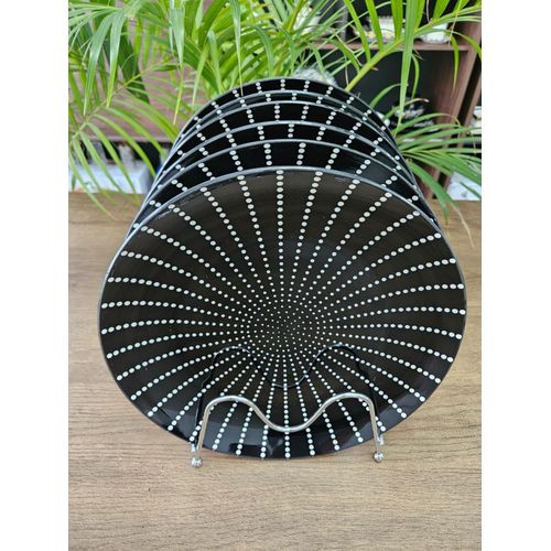 Ceramic 6-Piece Dinner Plate Set – Durable, Stylish & Easy to Clean Tableware