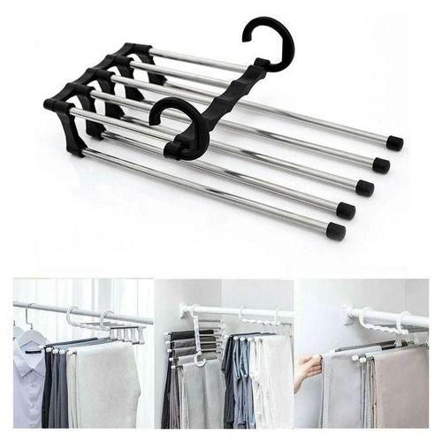 Non-Slip 5 Layers Heavy Duty Space Saving Multiple Layers Clothes Hanger