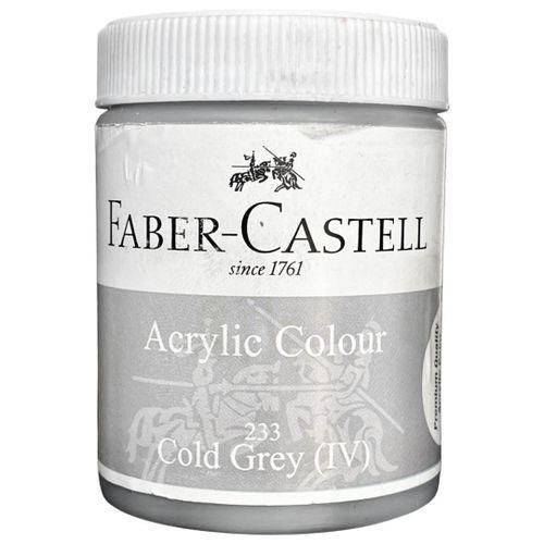 Cold Grey (IV) 140ml Premium Quality Acrylic Paints Colour 233