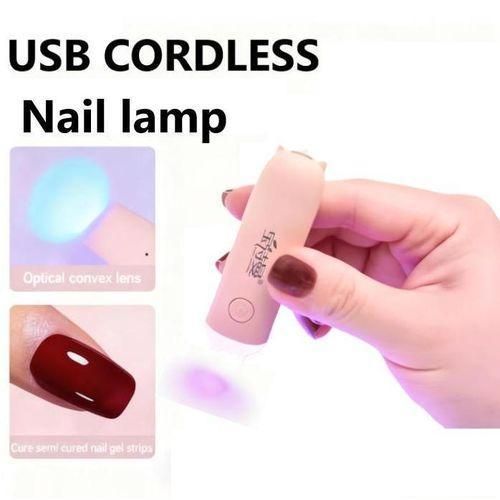 Mini Handheld Nail Dryer Lamp USB Chargeable Quick Dry Nail Lamp/UV LED Nail Lamp for Curing All Nail Gel