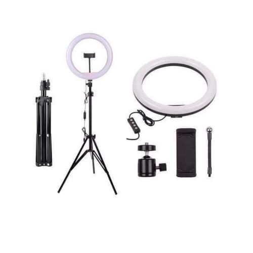12-Inch Dimmable LED, Selfie Ring light kit with 2.1M adjustable Tripod stand& Phone holder