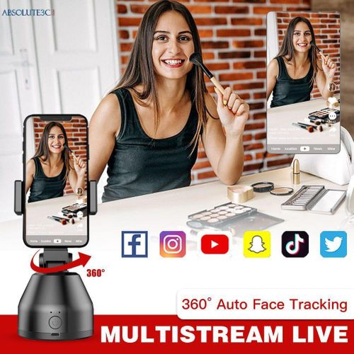 Robot Cameraman 360 Rotation Face Tracking Mobile Phone Holder All-in-one Smart Camera Automatic