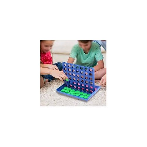 Olympia Plot 4 Strategy Board Game Classic 4-in-a-Row Connect Game Portable Family Travel Toy for Kids Adults Educational Logic Critical Thinking Game