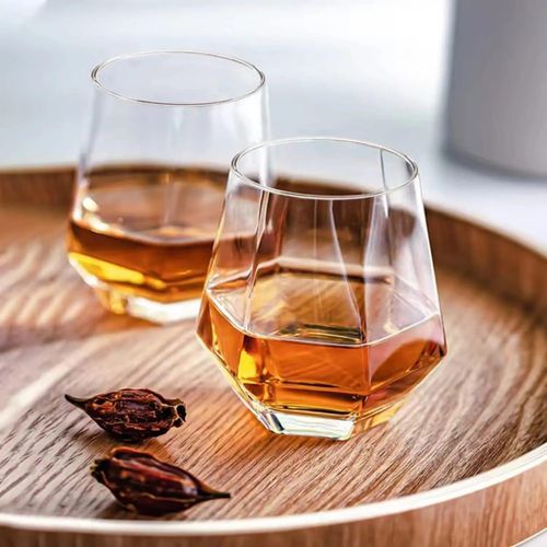 Set of 6 Hexagonal glasses